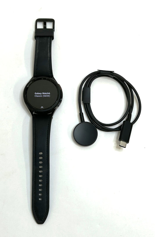 Samsung Galaxy Watch6 Classic Stainless Steel Smartwatch 47mm BT Black SM-R960NZKAXAA