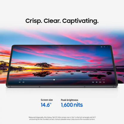 Samsung Galaxy Tab S11 Ultra 14.6" AMOLED 1TB 16GB RAM Wi-Fi 7, Bluetooth, 1x USB-C 3.2 w/ S-Pen Silver SM-X930NZSIXAR