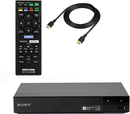 Sony BDP-BX370 Blu-ray Player Dolby TrueHD & DTS-HD built-in Wi-Fi w/ HDMI Cable