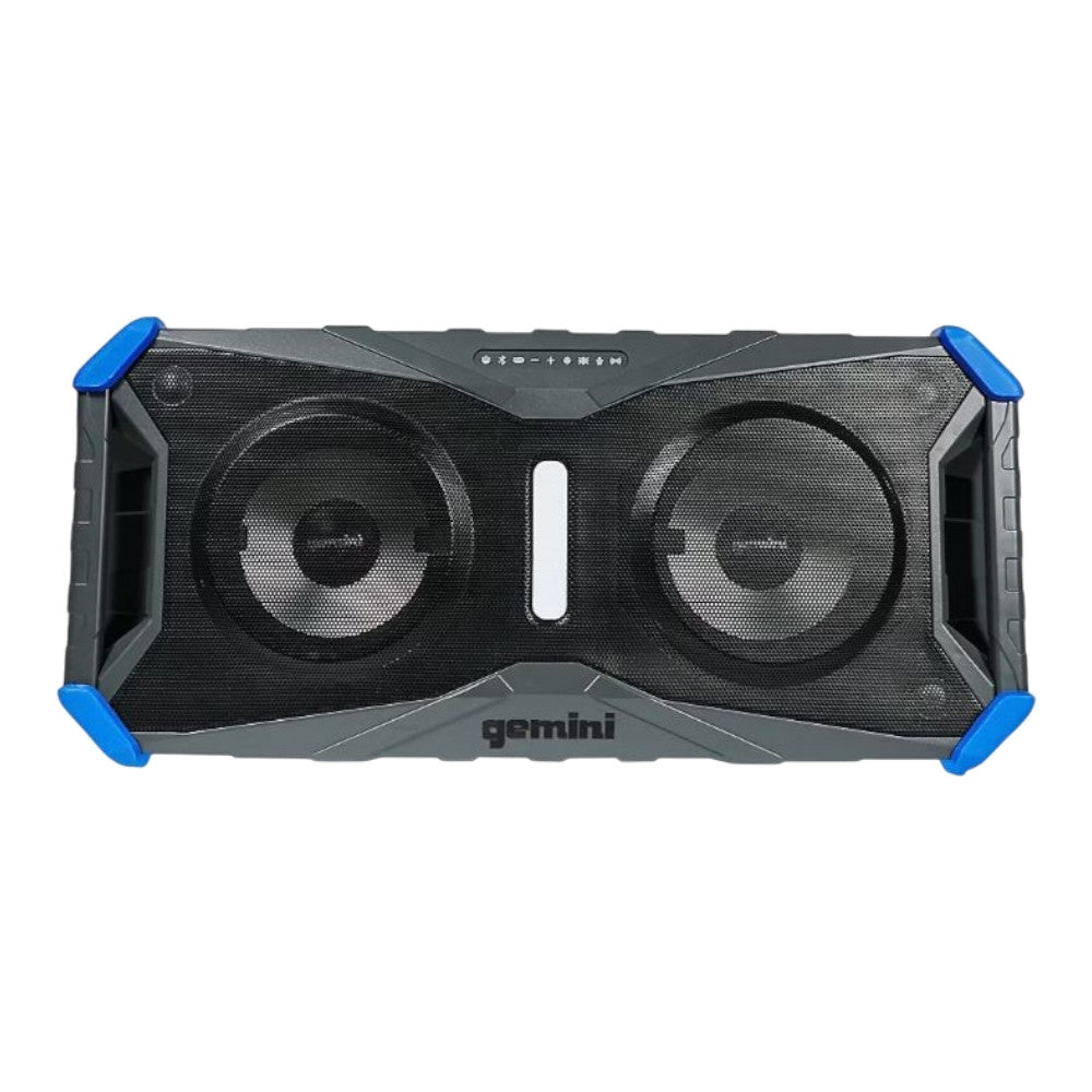 Gemini Sound SoundSplash Floating Bluetooth Speaker with Beat Synced LED Party Lighting SOSP-8BGB