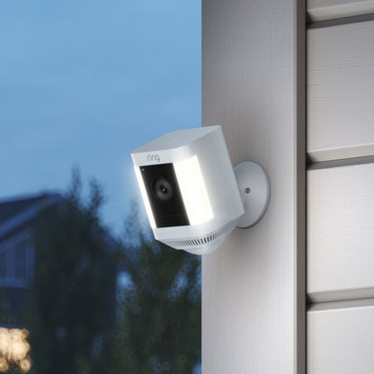 Ring Floodlight Camera Plus with Spotlight Cam Plus, 1080p HD video