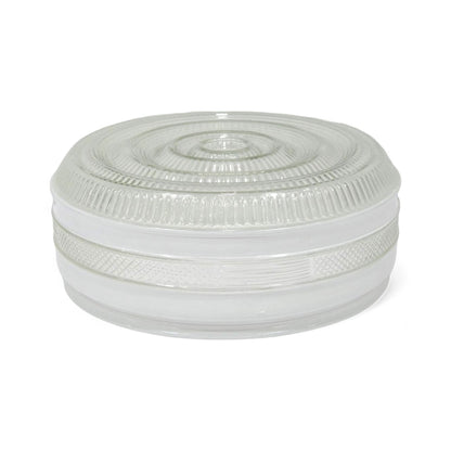 Luminance 10" FTR Clear & White Glass Drum - Single Model # G938, Very sharp white accent