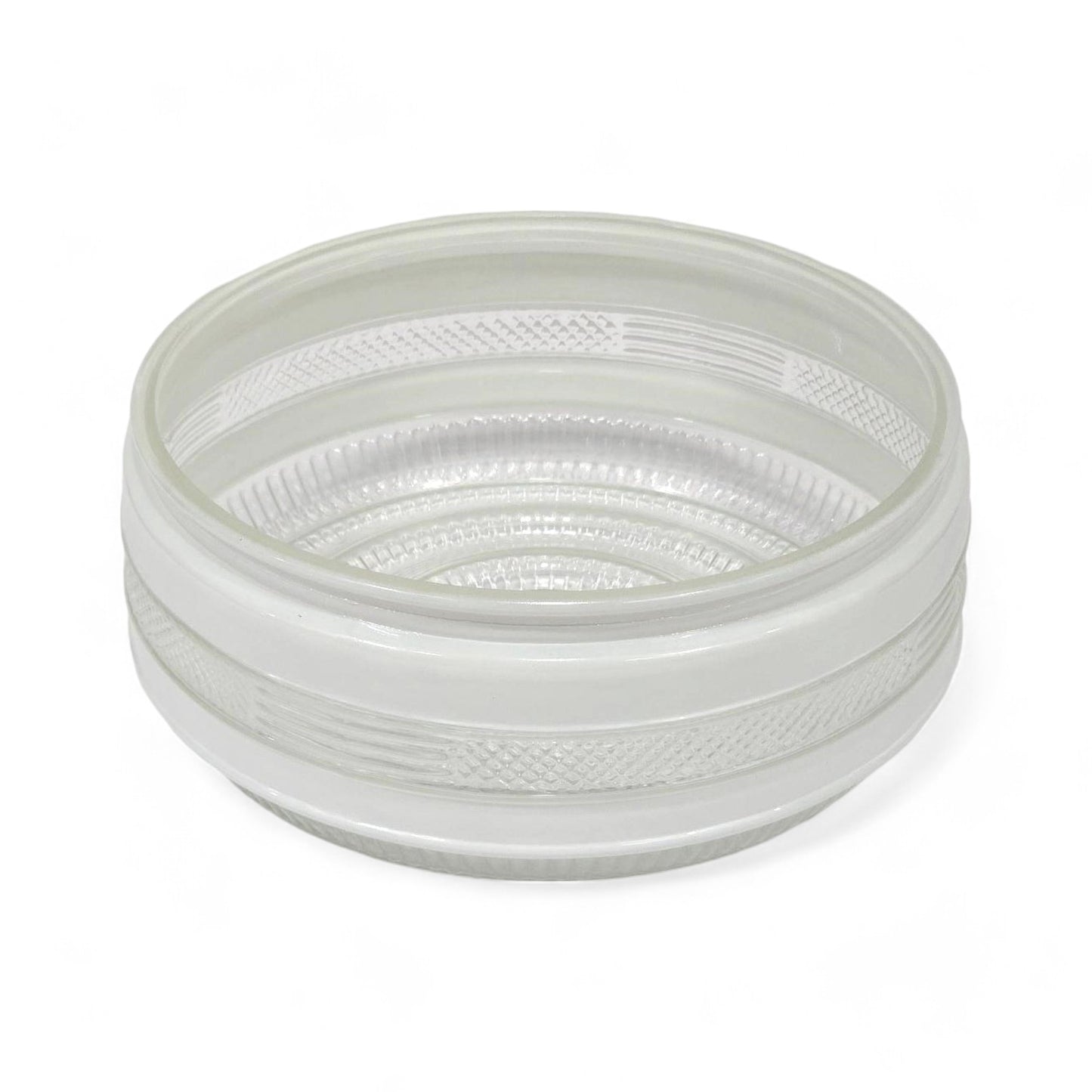 Luminance 10" FTR Clear & White Glass Drum - Single Model # G938, Very sharp white accent
