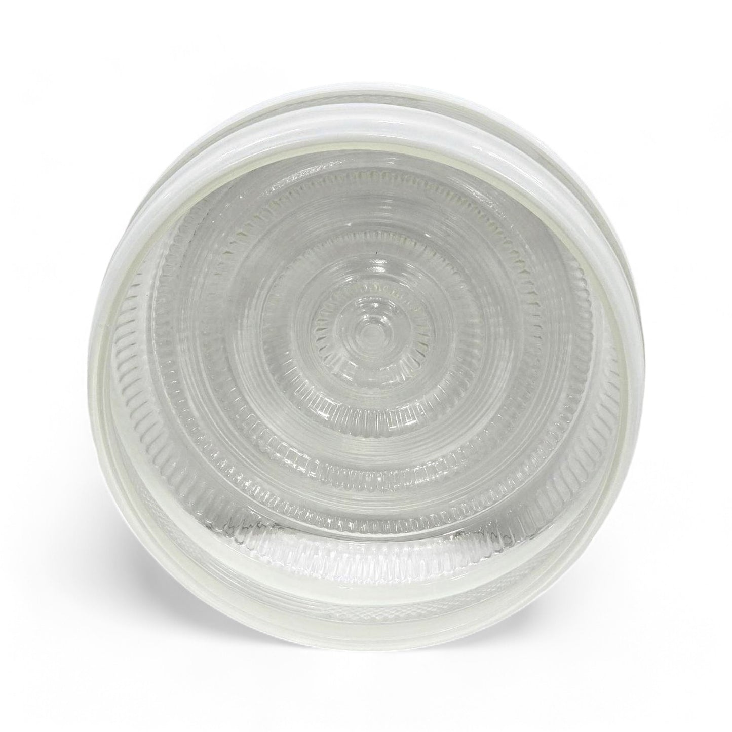 Luminance 10" FTR Clear & White Glass Drum - Single Model # G938, Very sharp white accent