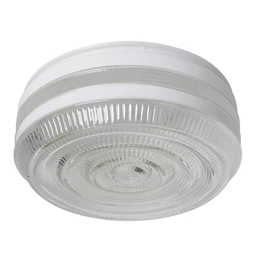 Luminance 10" FTR Clear & White Glass Drum - Single Model # G938, Very sharp white accent
