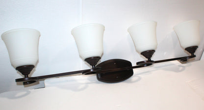 Sunset 4-Light Marston Vanity 100W Provincial Bronze F16014-64