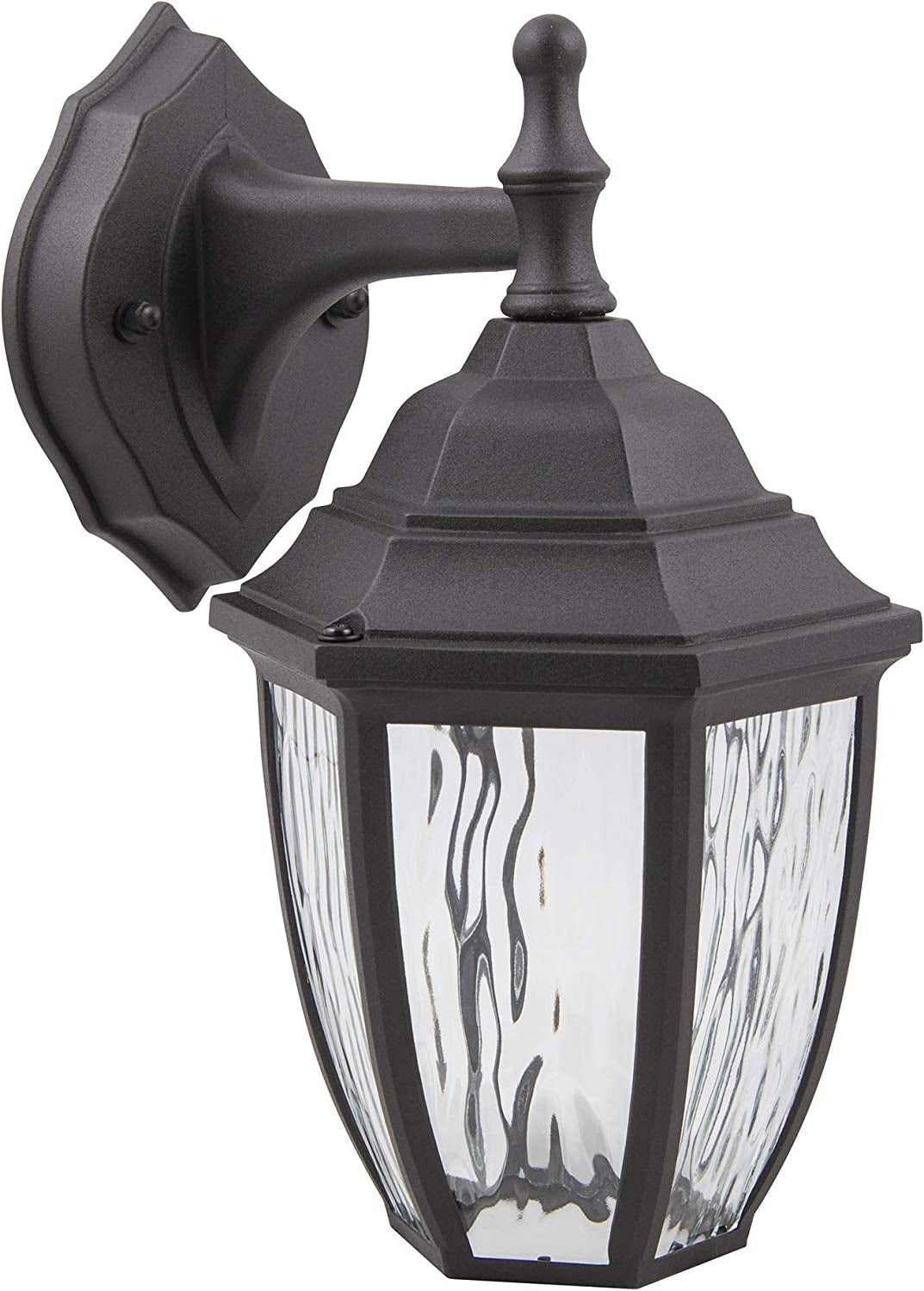 Sunset Lighting 11" Black Integrated LED 9W 500LM 4000K Porch Lantern Outdoor Wall Light F9931-31-2-4K