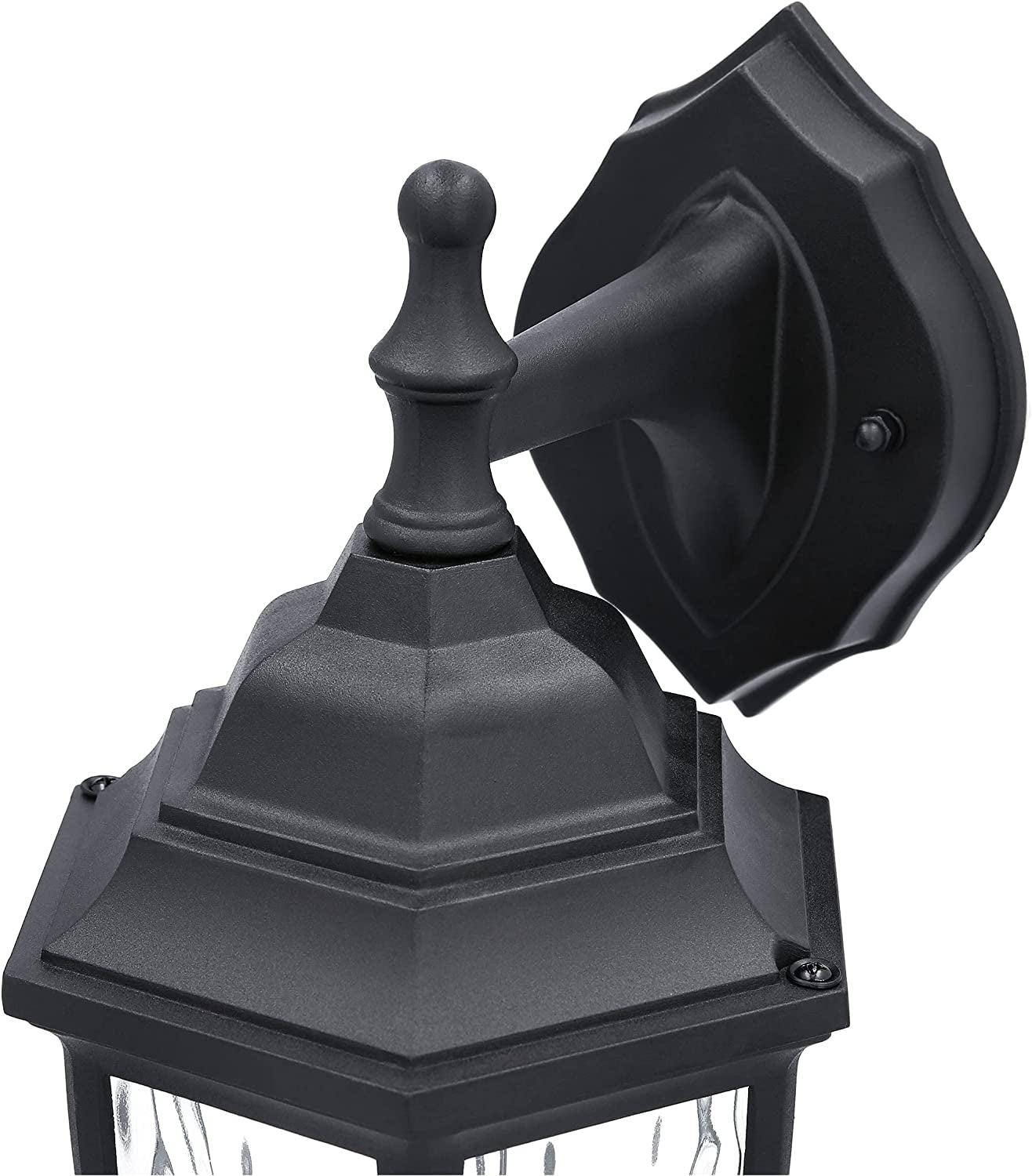 Sunset Lighting 11" Black Integrated LED 9W 500LM 4000K Porch Lantern Outdoor Wall Light F9931-31-2-4K