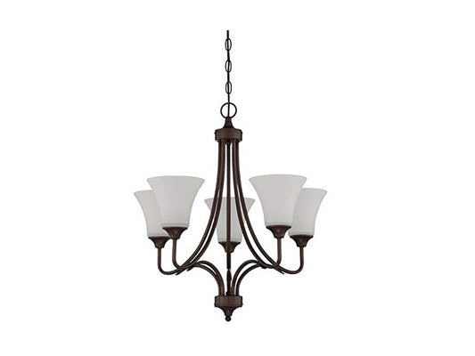 Sunset Lighting 5-Light Darby Chandelier 100W Provincial Bronze - F18055-64