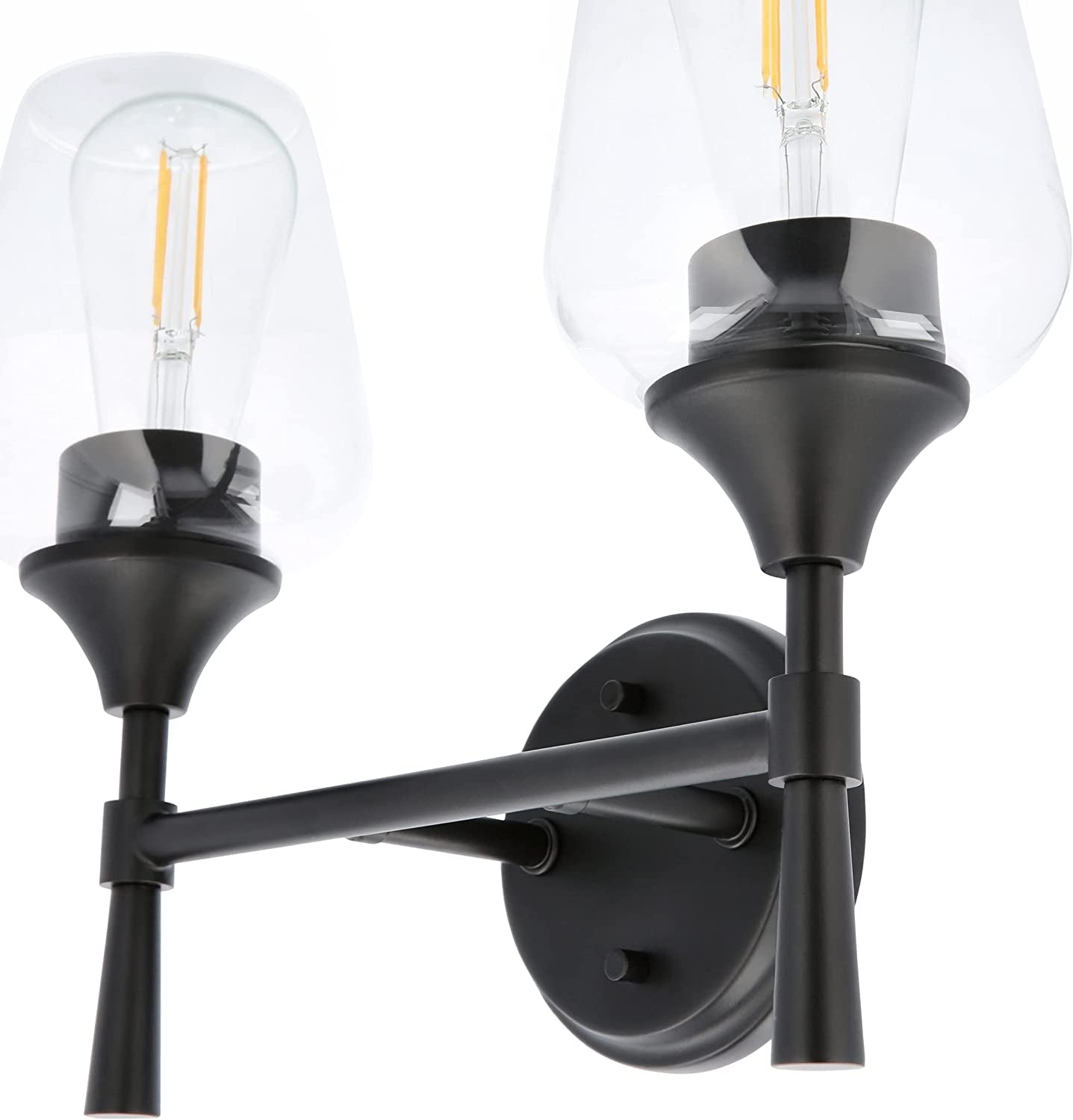 Sunset Stella 2-Light Bathroom Vanity Light, Black color F27012-31