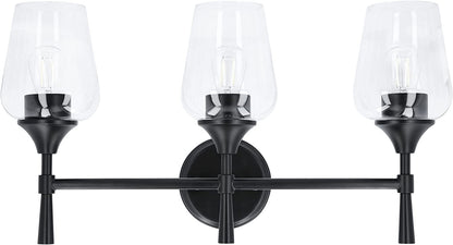 Sunset Stella 3-Light Bathroom Vanity 100W Light - Black color - F27013-31