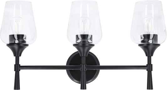 Sunset Stella 3-Light Bathroom Vanity 100W Light - Black color - F27013-31