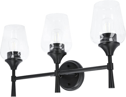 Sunset Stella 3-Light Bathroom Vanity 100W Light - Black color - F27013-31