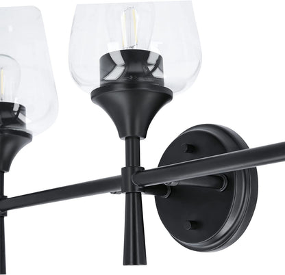 Sunset Stella 3-Light Bathroom Vanity 100W Light - Black color - F27013-31