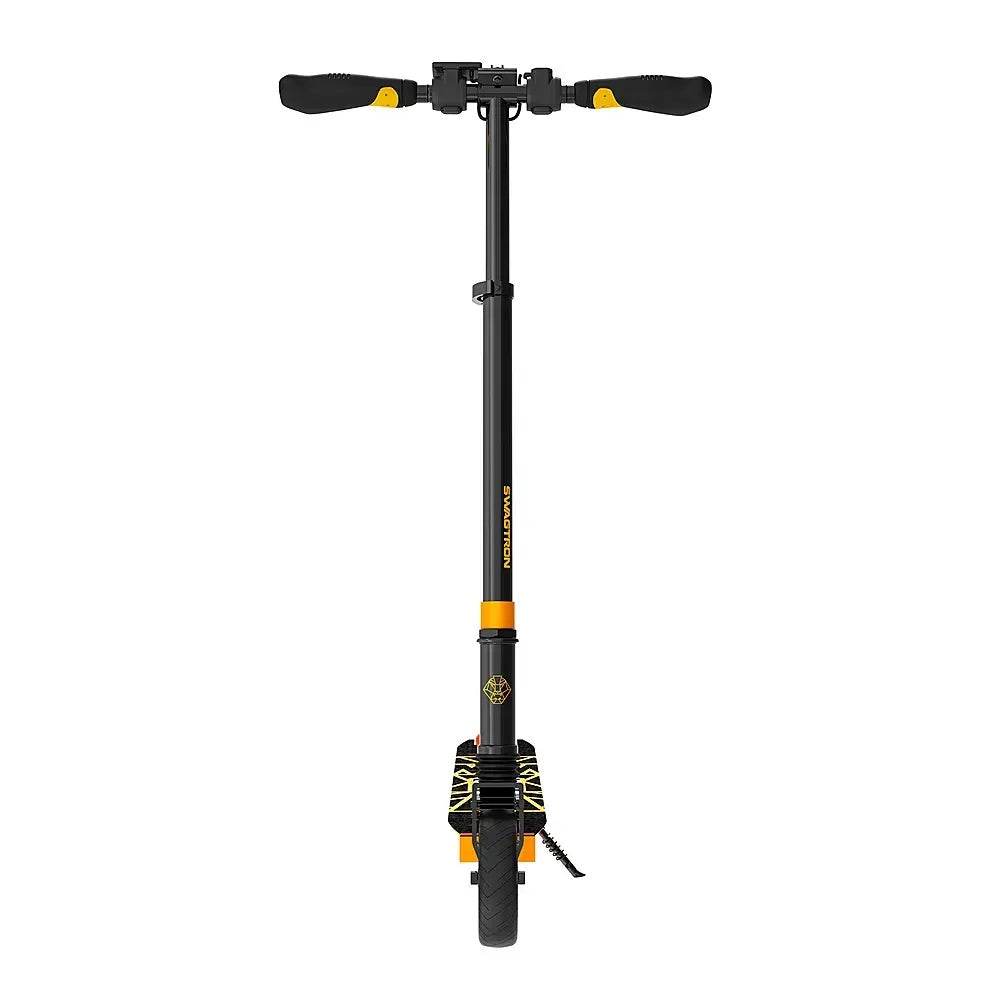 Swagtron SG-8 Swagger 8 Lightweight Folding Electric Scooter for Kids & Teens, Cruise Control Adjustable Stem Suspension Quiet Motor, Up to 150 lbs., 5.5 " Wheels / Suspension   98168-8