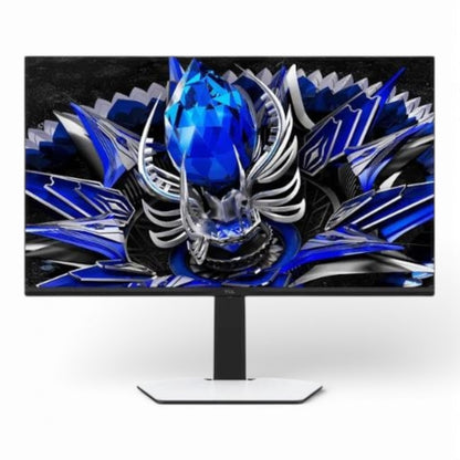 TCL 32" R84 Series 4K UHD HDR QD-Mini LED, 1ms, 165Hz, AMD FreeSync Premium, Built-In Speakers, Adjustable, Gaming Monitor Black & White 32R84