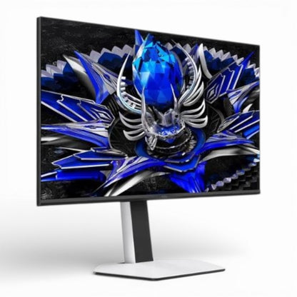 TCL 32" R84 Series 4K UHD HDR QD-Mini LED, 1ms, 165Hz, AMD FreeSync Premium, Built-In Speakers, Adjustable, Gaming Monitor Black & White 32R84