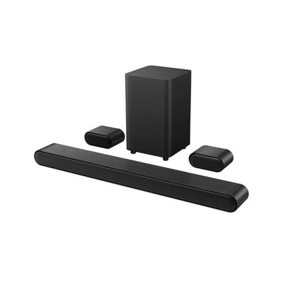 TCL 5.1ch Sound Bar w/ Wireless Subwoofer S4510 2x Rear Sound Speakers, Dolby Audio