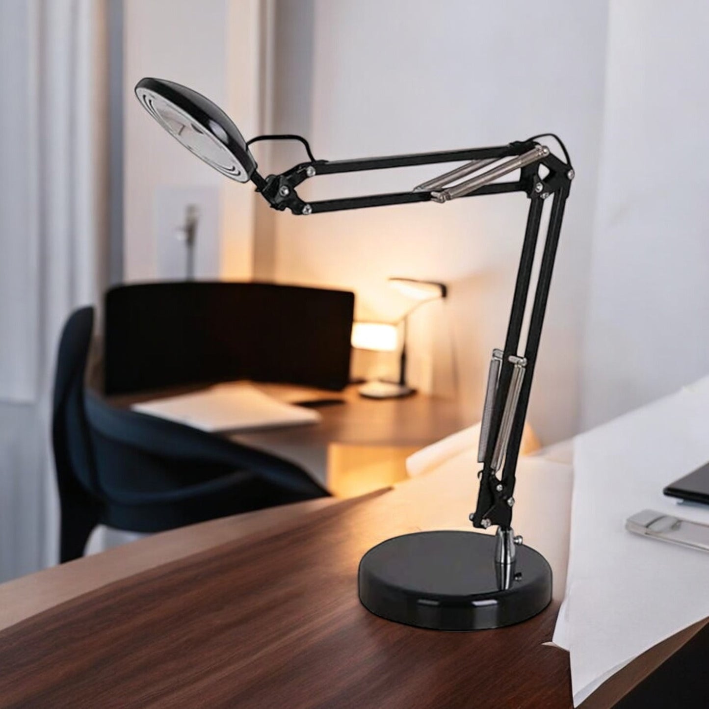 Tensor LED Architect Desk Lamp 19" Black Dims: 19"H x 6"W x 6"D - 10C-005