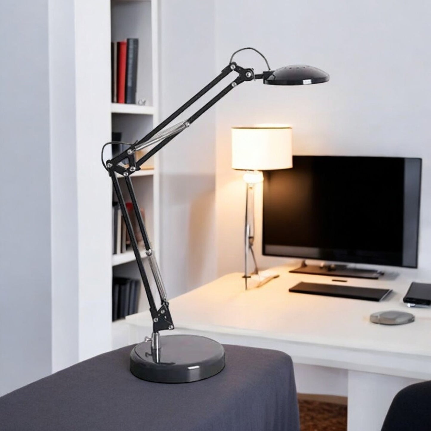 Tensor LED Architect Desk Lamp 19" Black Dims: 19"H x 6"W x 6"D - 10C-005
