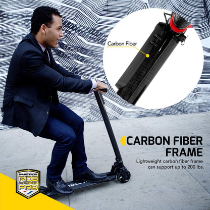 Swagtron Swagger SG-2 Foldable Electric Scooter with Cruise Control, Black SWGR2-2, Up to of 200 lbs., Fat Tires - High-volume 4-inch tires mounted to 20-inch rims, 200W Motor