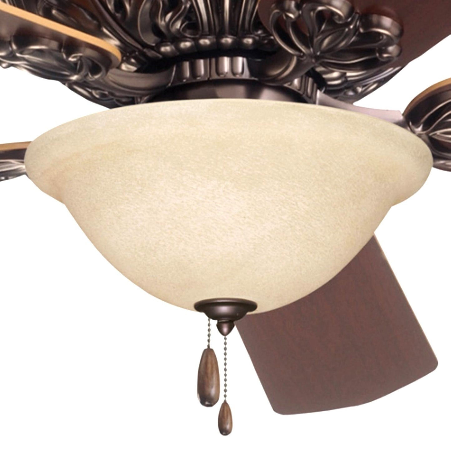 Luminance 12.5" Amber Mist Glass Bowl Light Kit for Ceiling Fan LK70LED