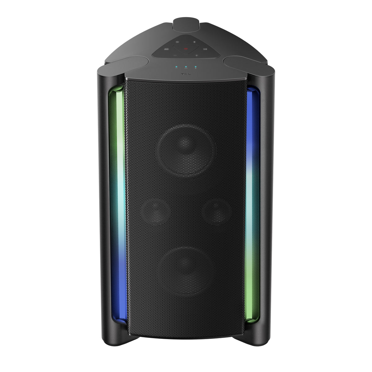 TCL TP201K Portable Bluetooth Party Speaker with 220W Powerful Sound, 5 RGB Dynamic Light Shows, 12 Hour Battery