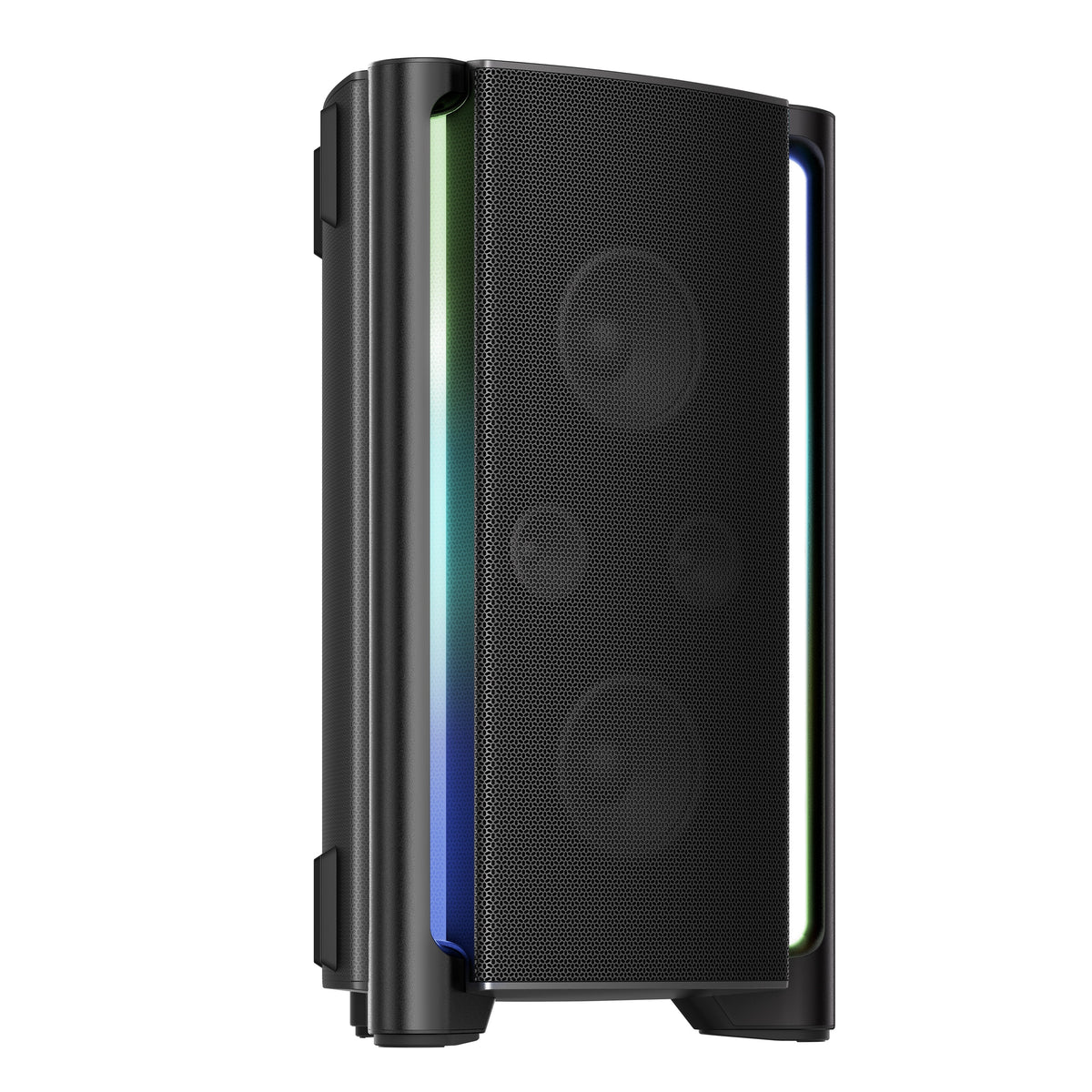 TCL TP201K Portable Bluetooth Party Speaker with 220W Powerful Sound, 5 RGB Dynamic Light Shows, 12 Hour Battery