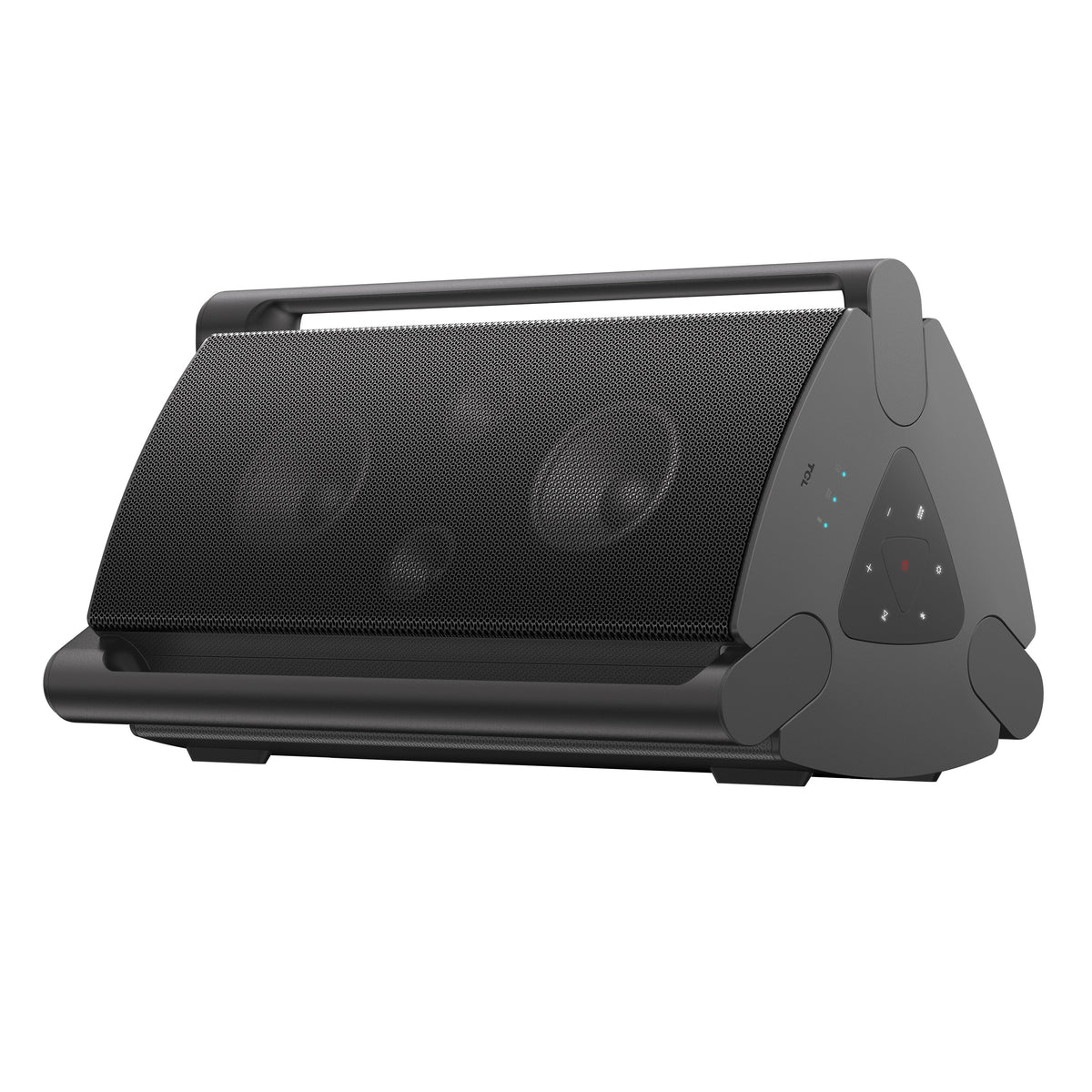 TCL TP201K Portable Bluetooth Party Speaker with 220W Powerful Sound, 5 RGB Dynamic Light Shows, 12 Hour Battery