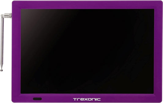 Trexonic TRX-14D 14" 1366 x 768 Portable Rechargeable LED TV HDMI & SD-MMC Purple