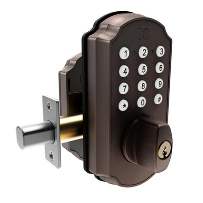 Turbolock TL115 Smartbolt Smart Door Lock Keypad Oil Brushed Bronze