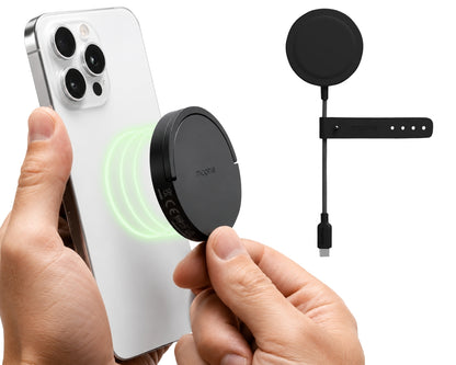 Mophie Qi2 Charging Pad with Kickstand, Up to 15W of wireless power, For iPhone and AirPods - QI2-PAD-KICKS