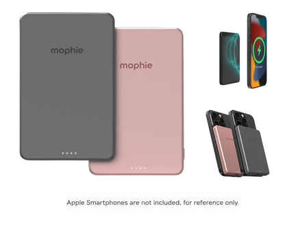 Mophie Snap+ Powerstation Mini - 5K, 2 pack - For Magnetic Qi-enabled Devices, MagSafe compatible devices SNP-PS-5K