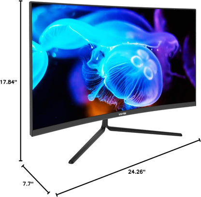 Viotek 27" Curved LED Monitor 75Hz 1920x1080p 8ms HDMI, VGA - NBV27CB