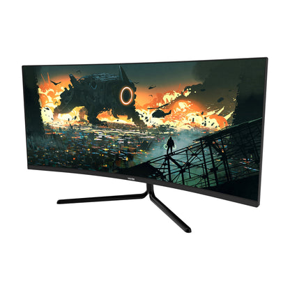 Viotek 34" Curved Gaming LED Monitor 144Hz 4ms 3440 X 1440 UWQHD 2X HDMI DP