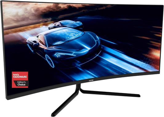 Viotek 34" Curved Gaming LED Monitor 144Hz 4ms 3440 X 1440 UWQHD 2X HDMI DP