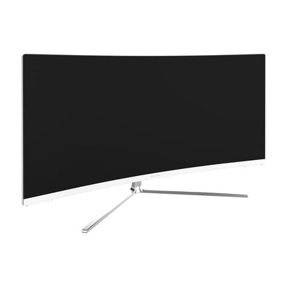 Viotek GN34C 34” Ultrawide QHD Curved Professional Monitor 100Hz 21:9 with FreeSync - White color