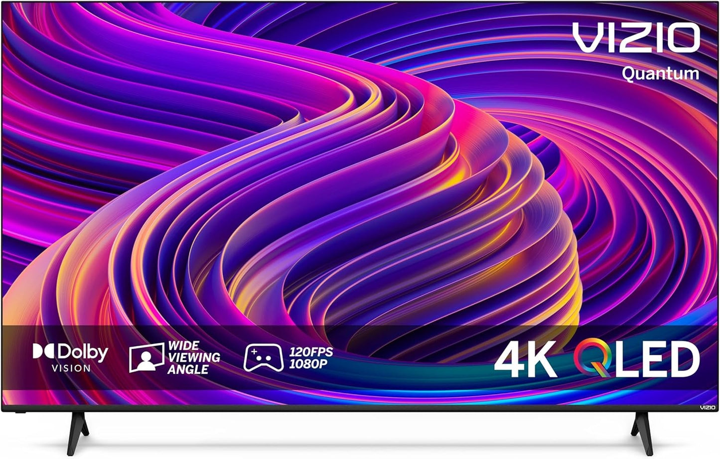 VIZIO 65” QUANTUM 4K QLED HDR SMART TV, V-Gaming Engine AMD FreeSync M65Q6-L4