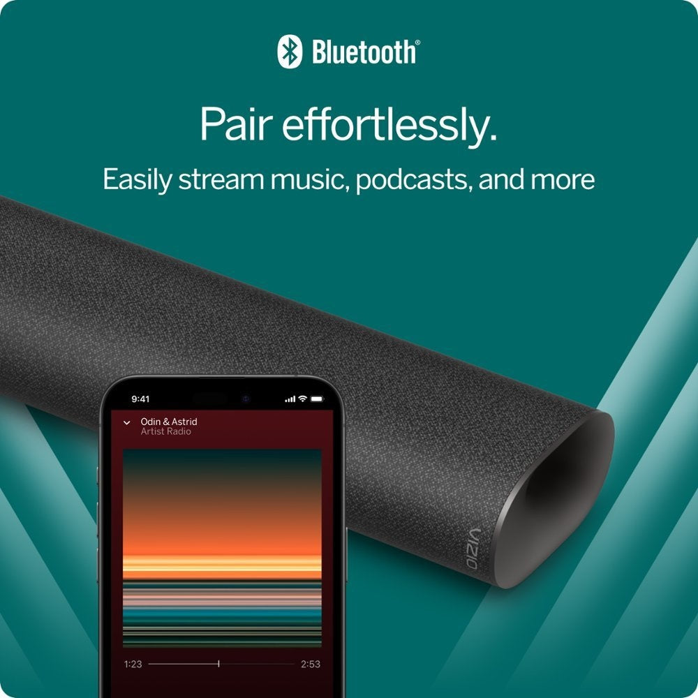 VIZIO All-in-One 2.1 ch Soundbar w/ Dolby Atmos in Black, HDMI eARC - SV210D-0806