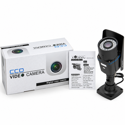 Vonnic C131G 580 TV Lines MAX Resolution Mega Pixel Infrared Bullet Camera