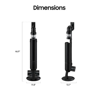 Samsung Bespoke AI Jet Ultra Cordless Stick Vacuum with All-in-One Clean Station and 400AW Suction Power Satin Black VS90F40DMK