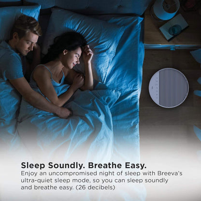 TCL Breeva A2 Wi-Fi Smart Air Purifier and Humidifier, Up to 882 Sq Ft, 4-Stage True HEPA (H13), Removes 99.97% of Dust/Bacteria/Odors & More, App & Voice Control, Auto Shield, Quiet, White