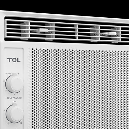 TCL 5,000 BTU Window Air Conditioner - 150 sq ft, 2-in-1 Cooling & Fan, 7 Temperature Settings W5WC72M