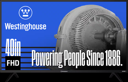 Westinghouse 40" Smart FHD ROKU TV, Wi-Fi, Bluetooth, Flat Screen, Works with Apple AirPlay, Alexa, Google Assistant - WR40FE2520