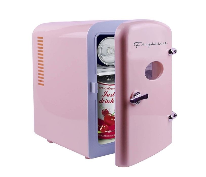Frigidaire 6 Can Retro Mini Compact Beverage Refrigerator, Great for ...