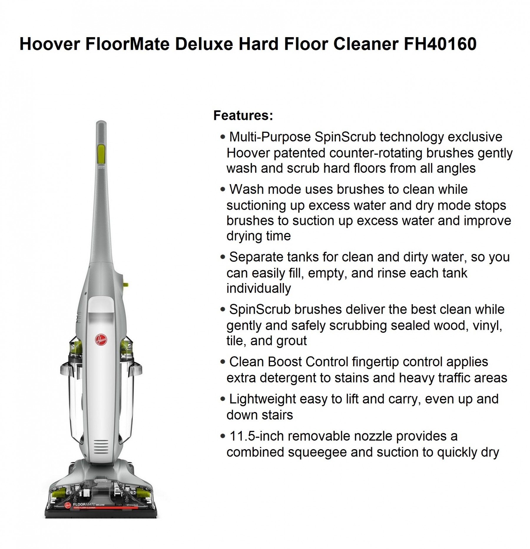 Hoover FloorMate Deluxe Hard Floor Cleaner Machine & Renewal Tile and Grout  Floor Cleaner & Renewal Hard Floor Cleaner for Sealed Hard Floors