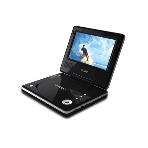 Coby 7" Portable DVD Player Silver 