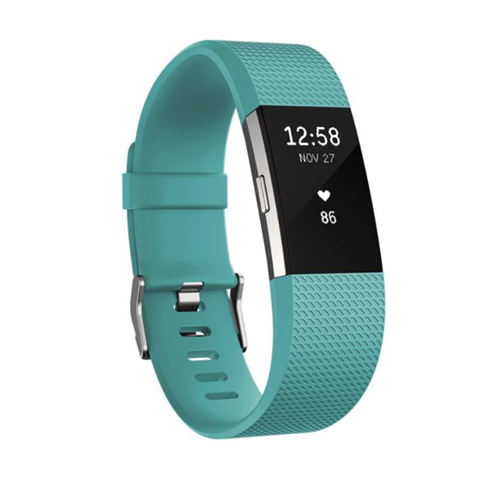 FITBIT CHARGE 2 TEAL SILVER SMALL