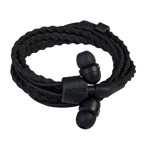 Wraps Wristband Headphones Classic Black