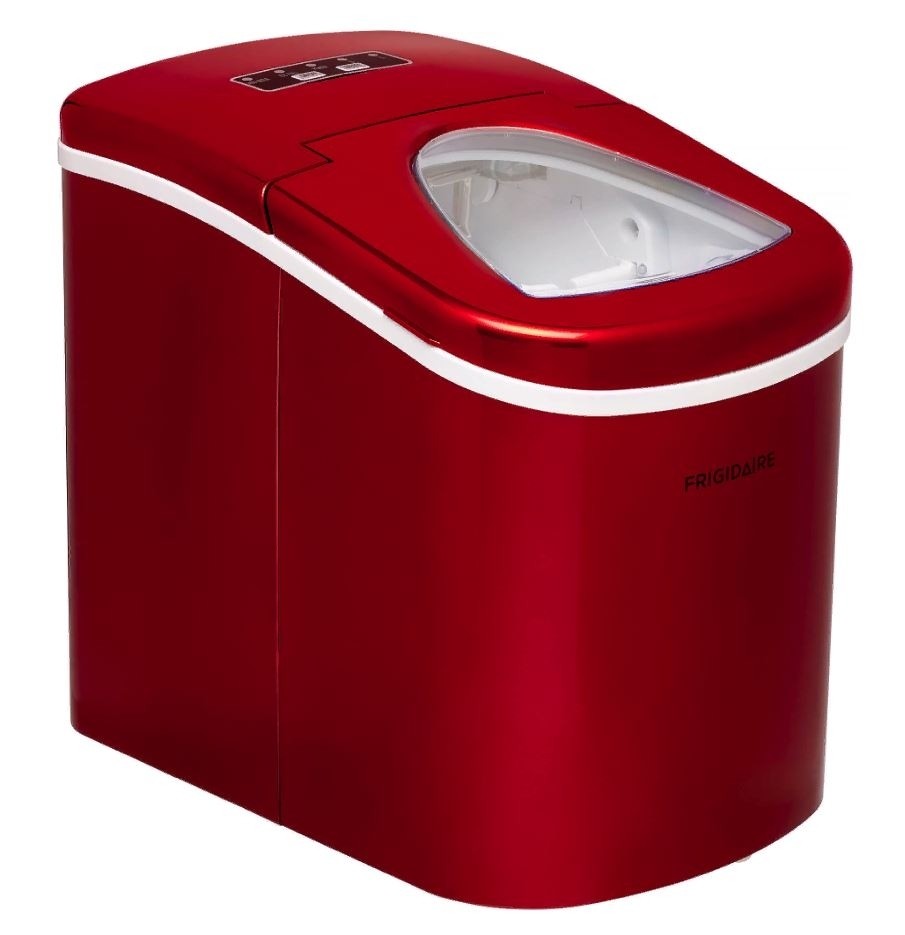FRIGIDAIRE 26LB. ICEMAKER RED